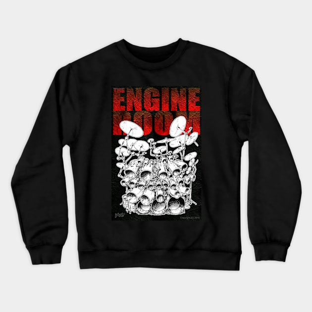 The Engine Room Crewneck Sweatshirt by JohnT